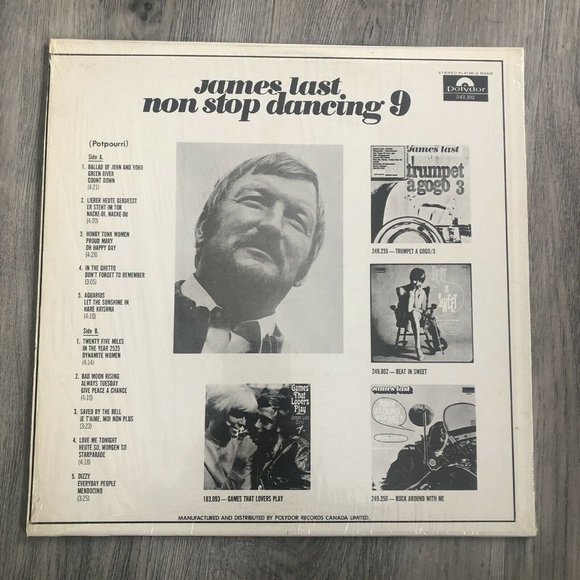 JAMES LAST - Non Stop Dancing 9 Vinyl LP 1x12" - Picture 3 of 9